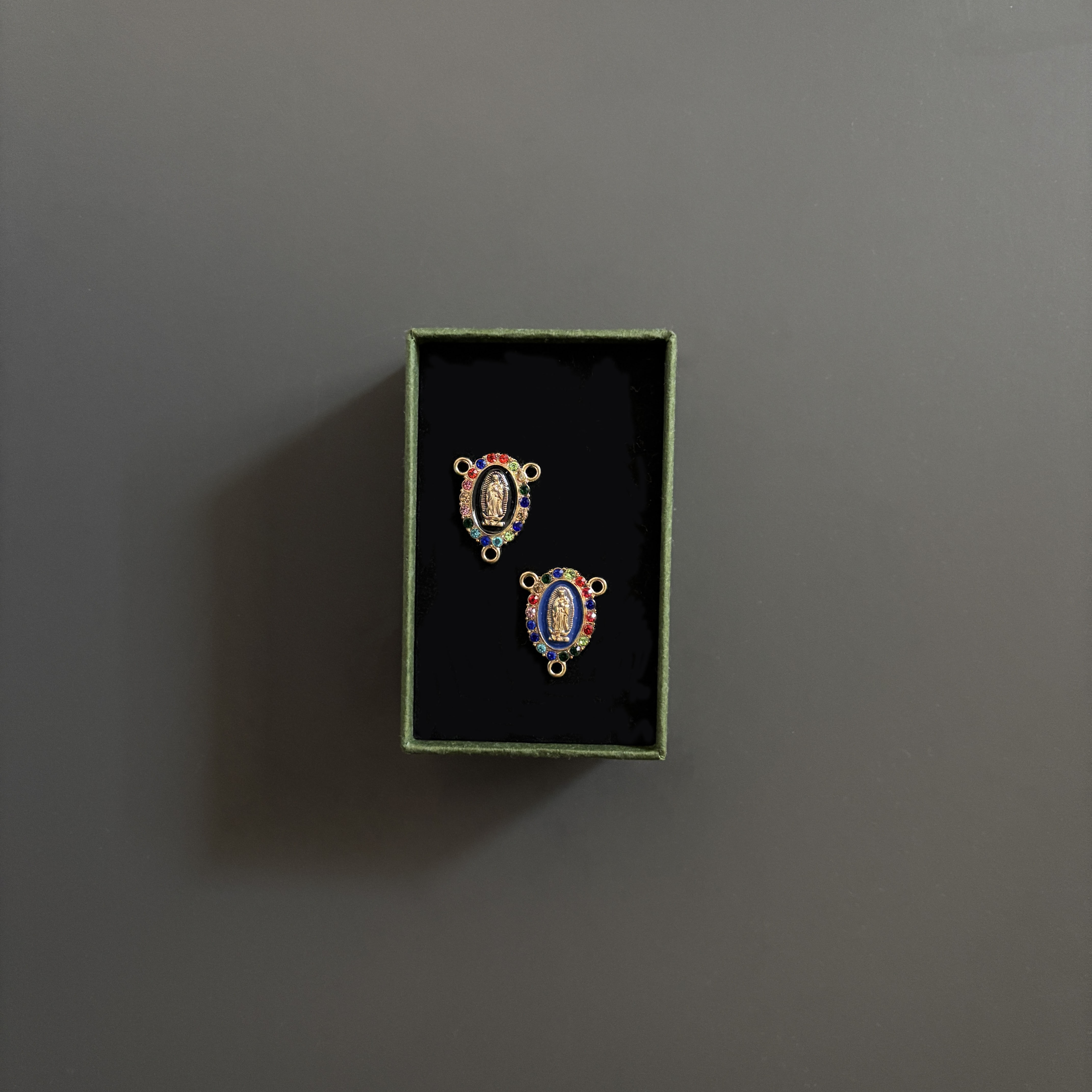 virgen negro-colores para rosario personalizado