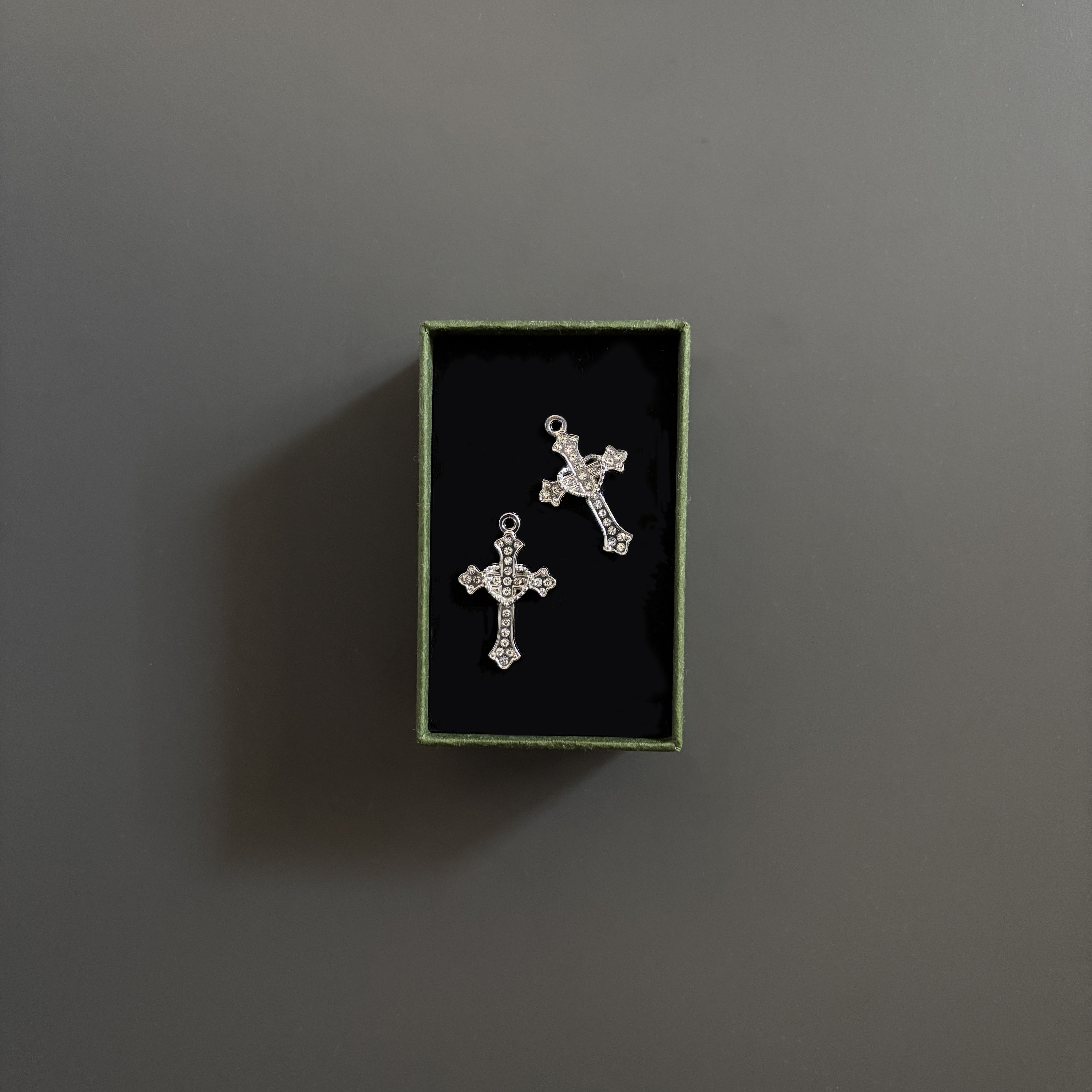 plateada grande para rosario personalizado