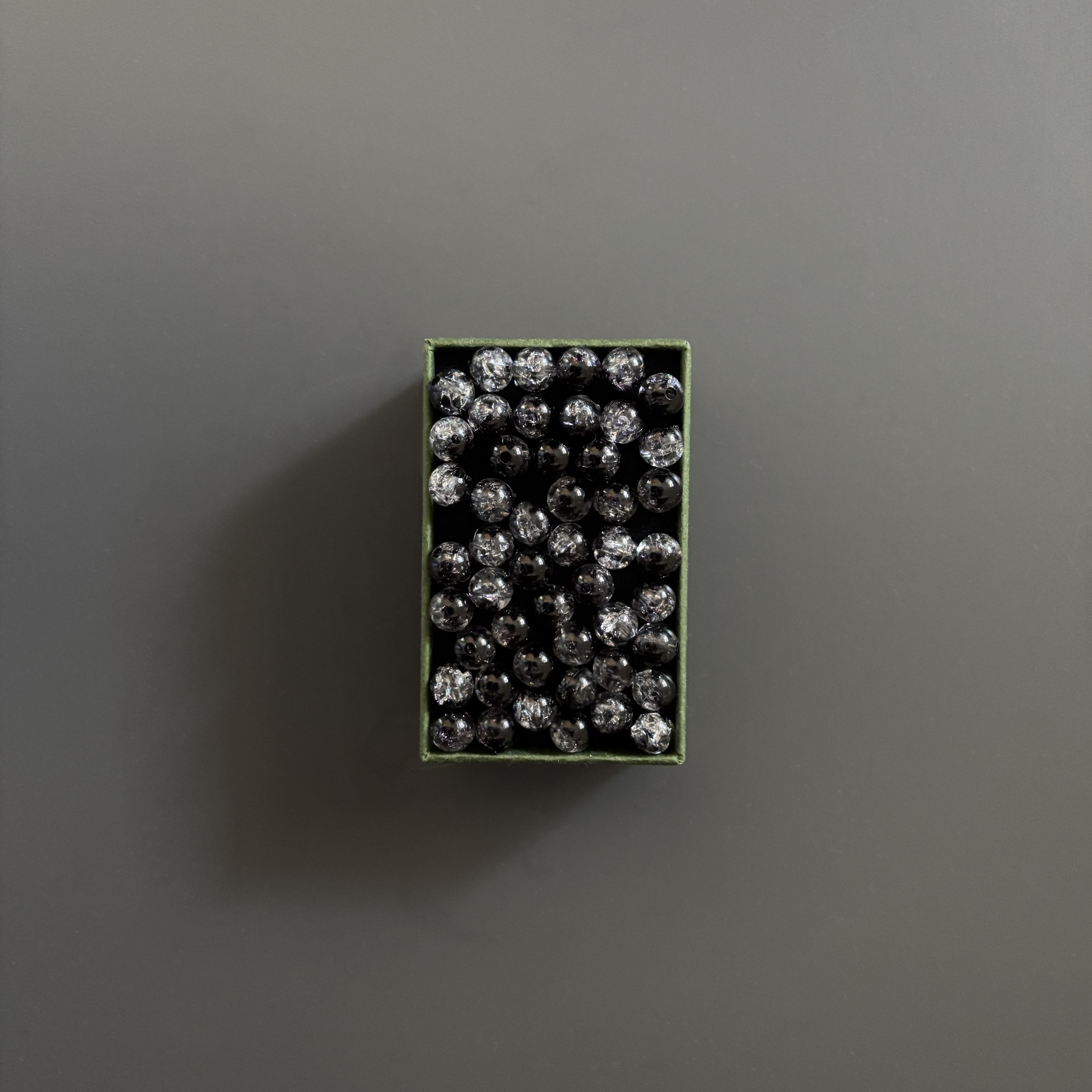 Negro y blanco para rosario personalizado